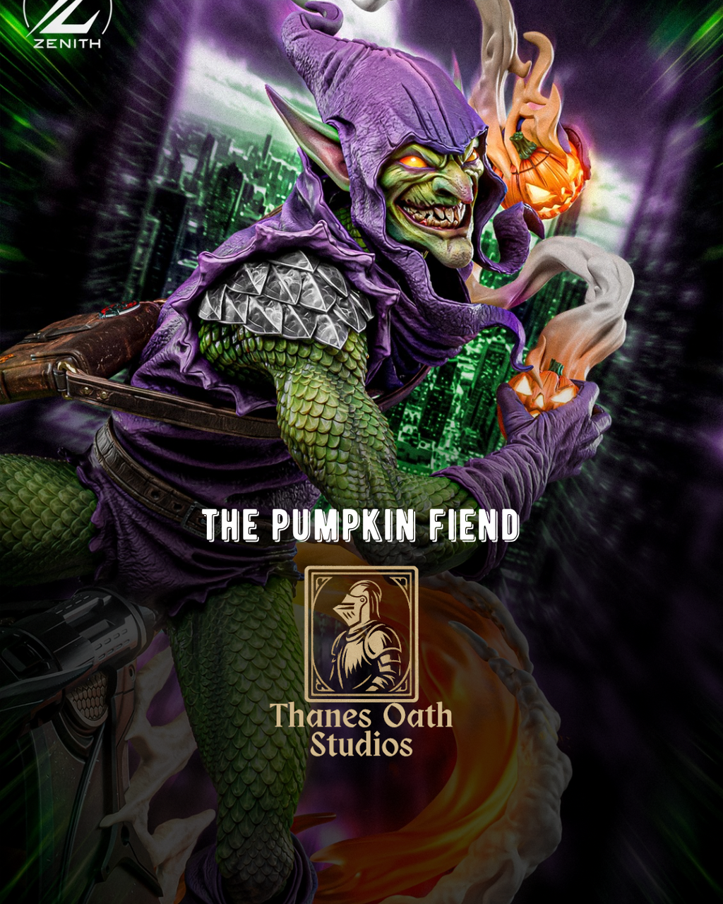 The Pumpkin Fiend - Maximum Detailed 16K Resin Statue