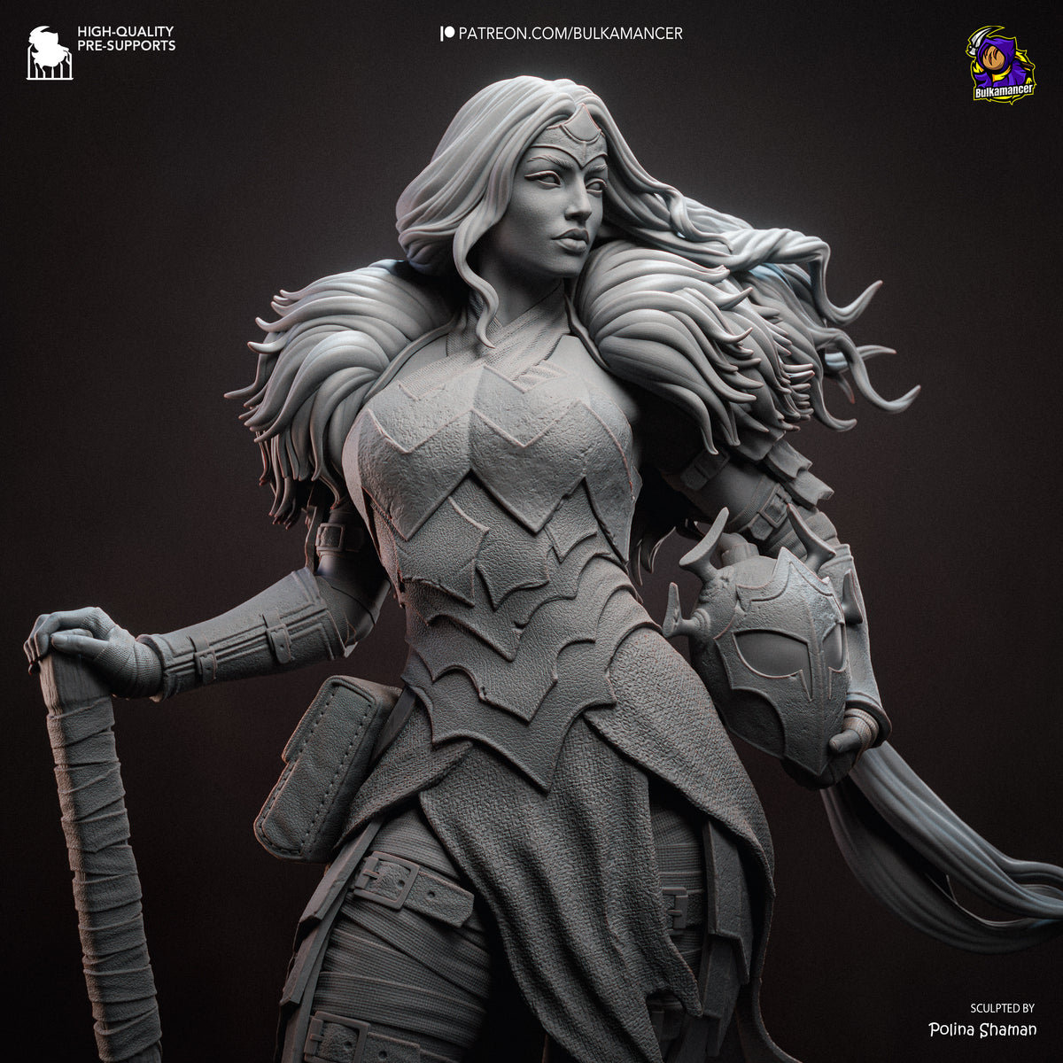 Warborn - Maximum Detailed 16K Resin Statue