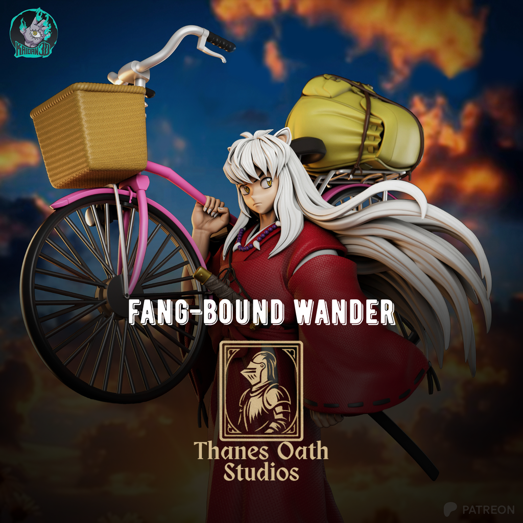 Fang-Bound Wanderer - Maximum Detailed 16K Resin Statue