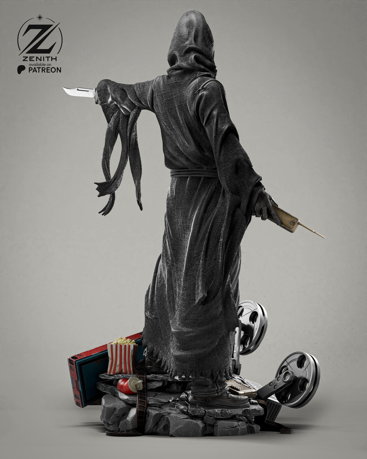 Death On The Line - Maximum Detailed 16K Resin Statue