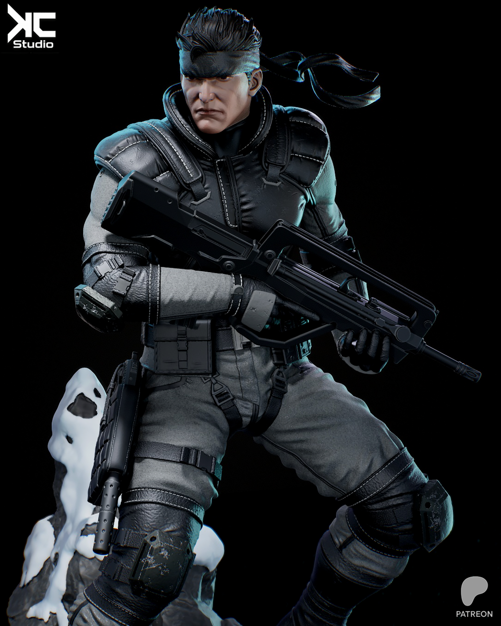 The Silent Soldier - Maximum Detailed 16K Resin Statue