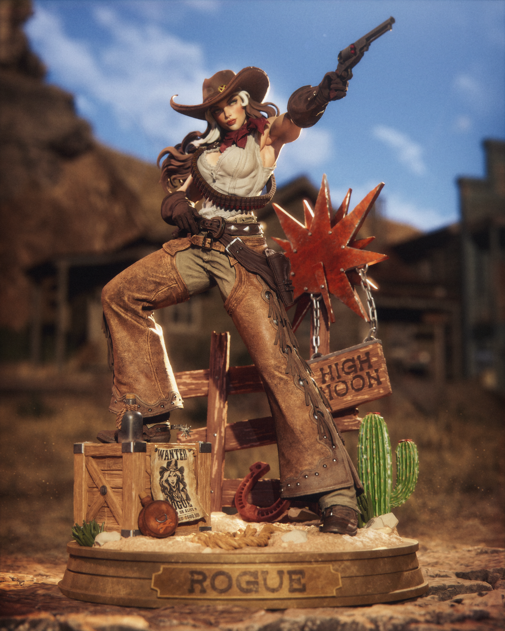 Wild Belle - Maximum Detailed 16K Resin Statue