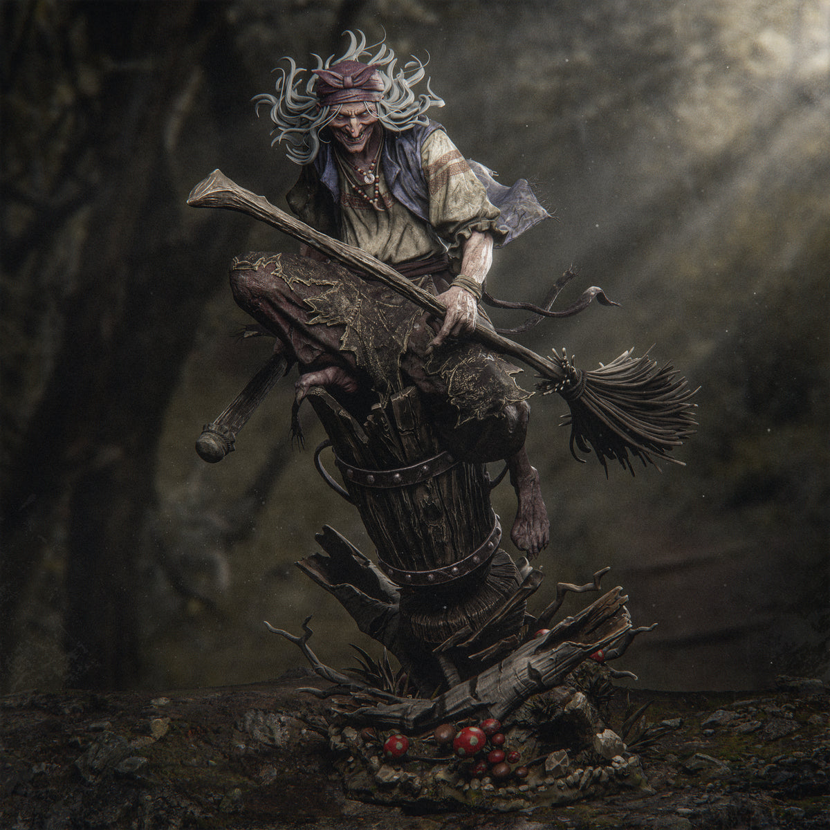 The Old Crone - Maximum Detailed 16K Resin Statue
