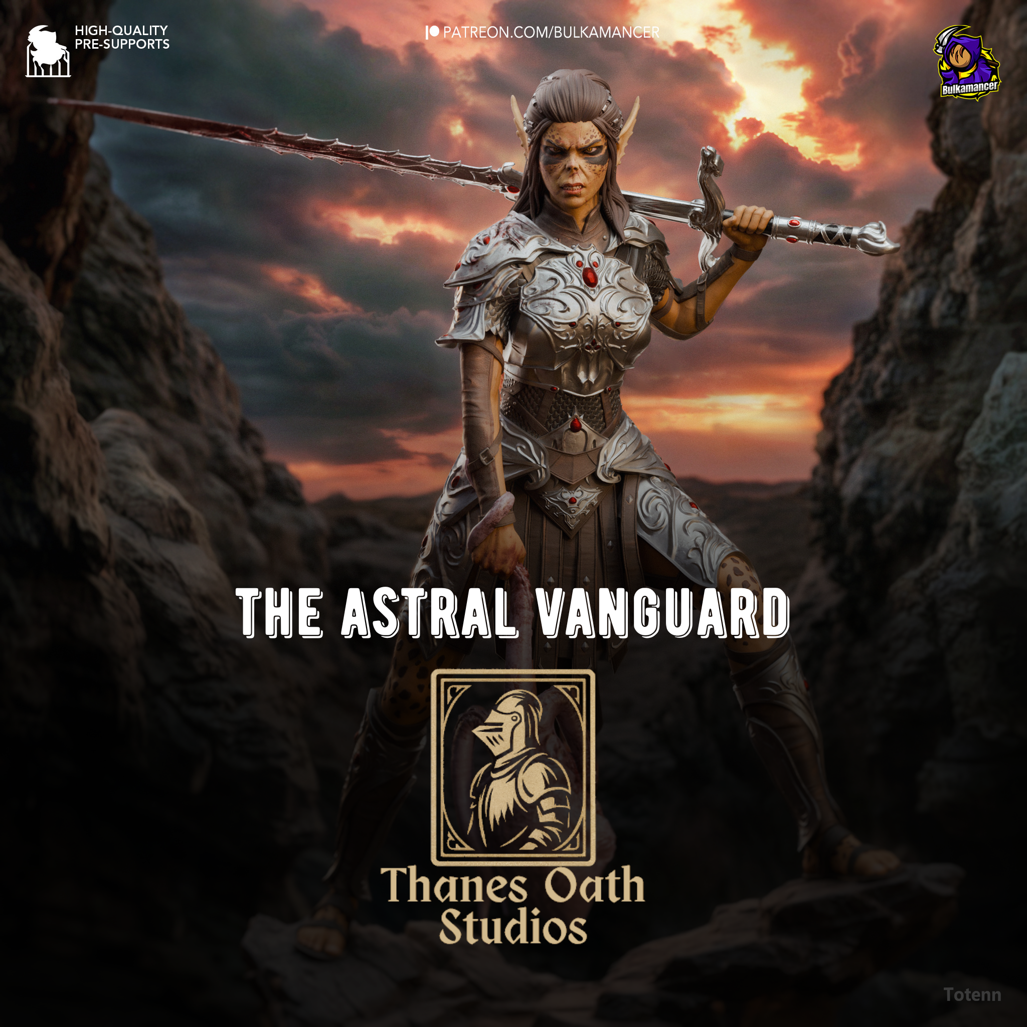 The Astral Vanguard - Maximum Detailed 16K Resin Statue