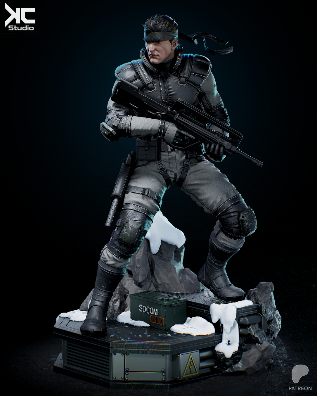 The Silent Soldier - Maximum Detailed 16K Resin Statue