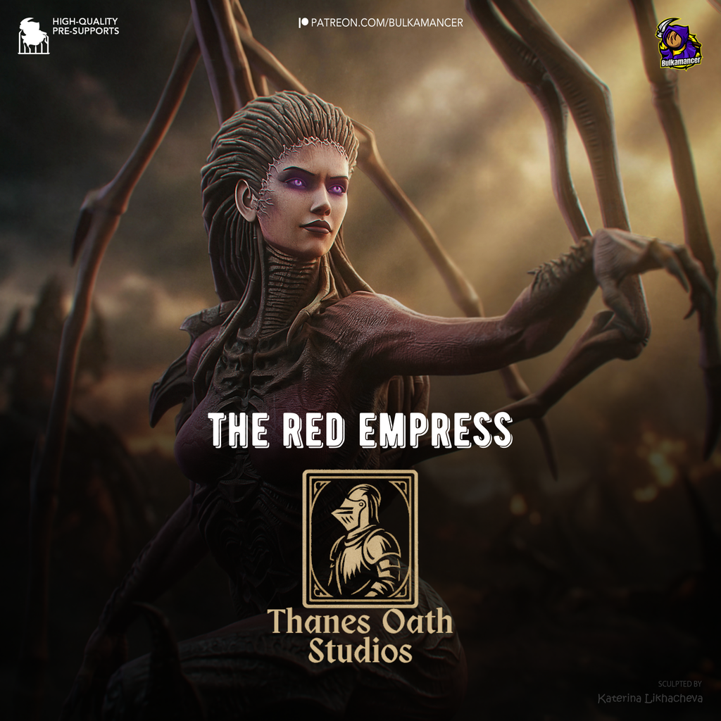 The Red Empress - Maximum Detailed 16K Resin Statue