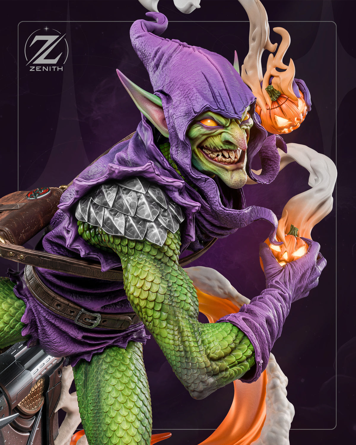 The Pumpkin Fiend - Maximum Detailed 16K Resin Statue