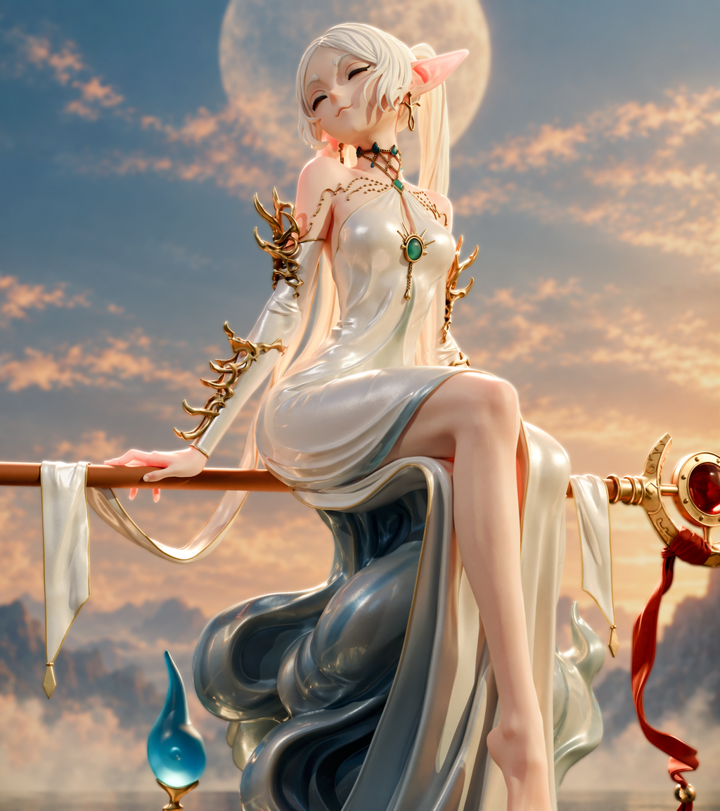 The Mage Who Remains - Maximum Detailed 16K Resin Statue