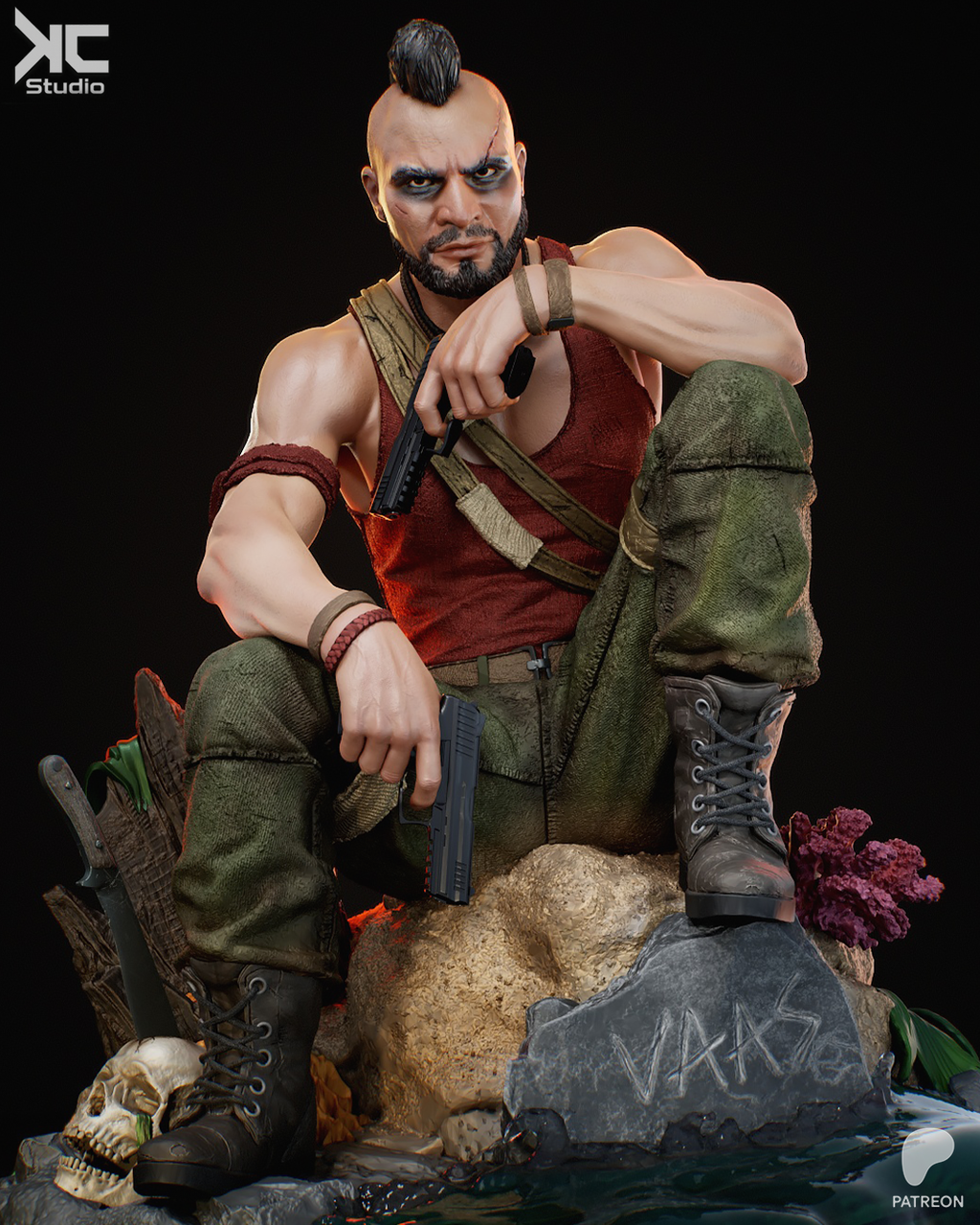 Insanity Unleashed - Maximum Detailed 16K Resin Statue