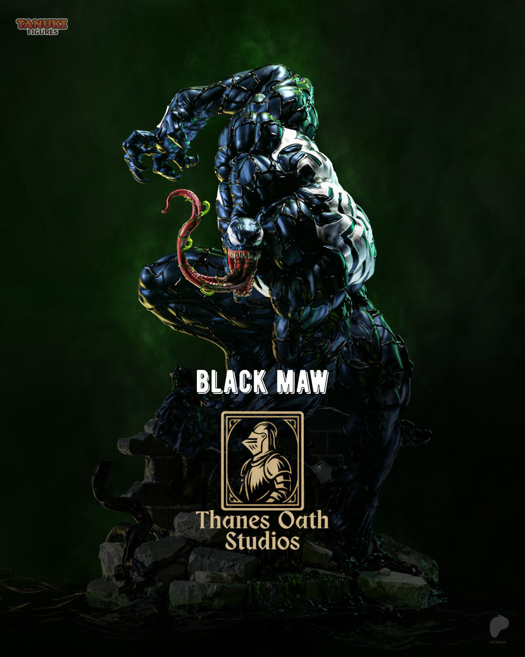 Black Maw - Maximum Detailed 16K Resin Statue
