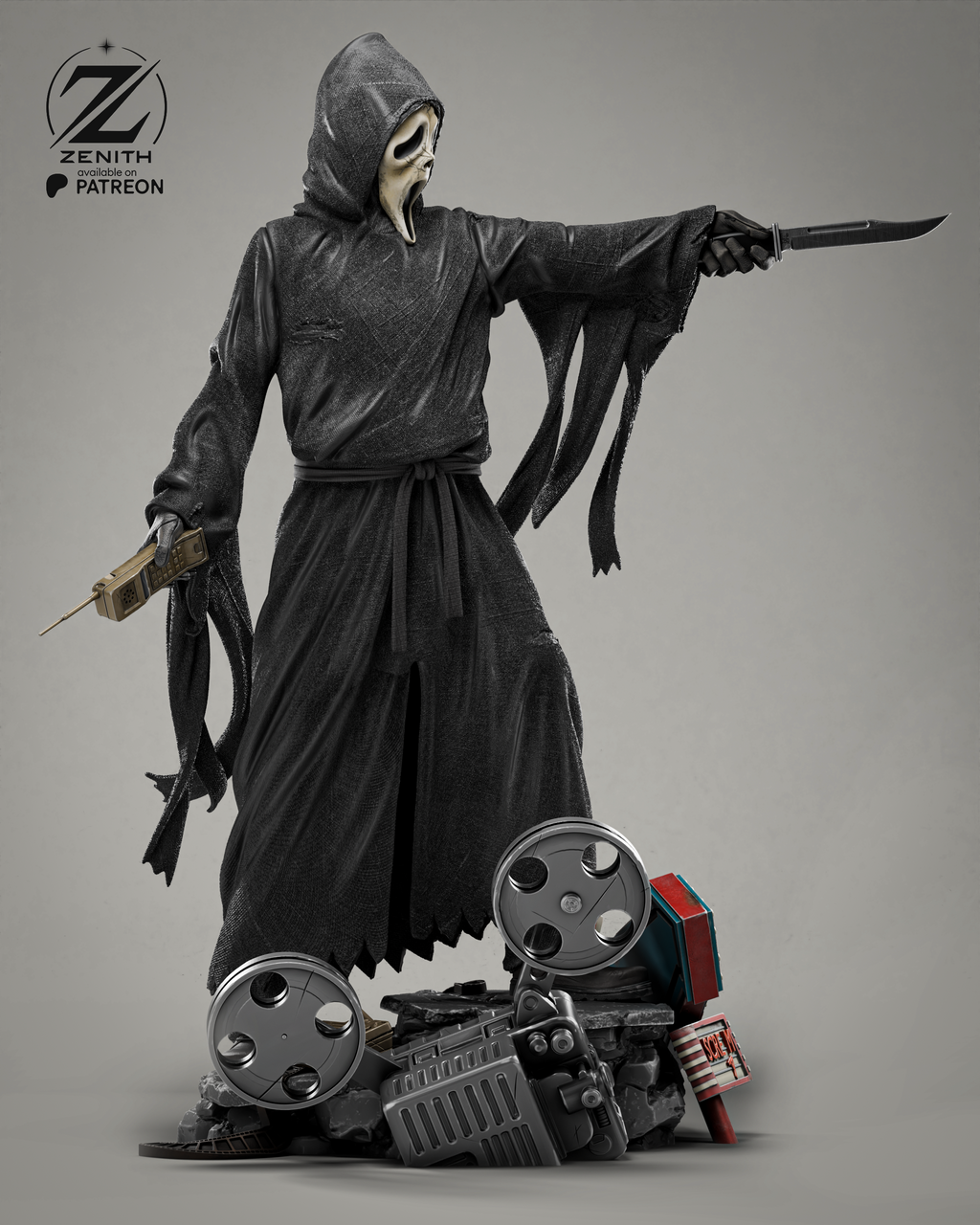 Death On The Line - Maximum Detailed 16K Resin Statue