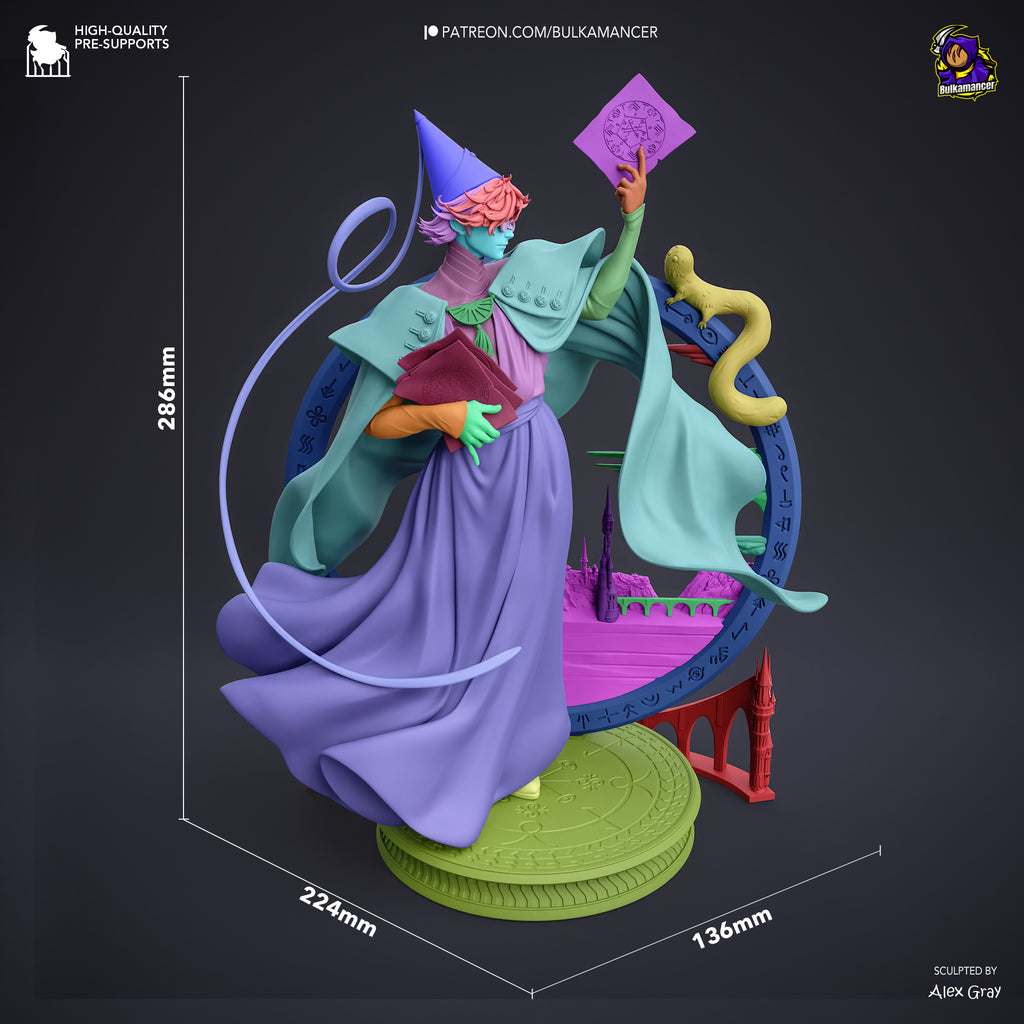 The Spellwright - Maximum Detailed 16K Resin Statue