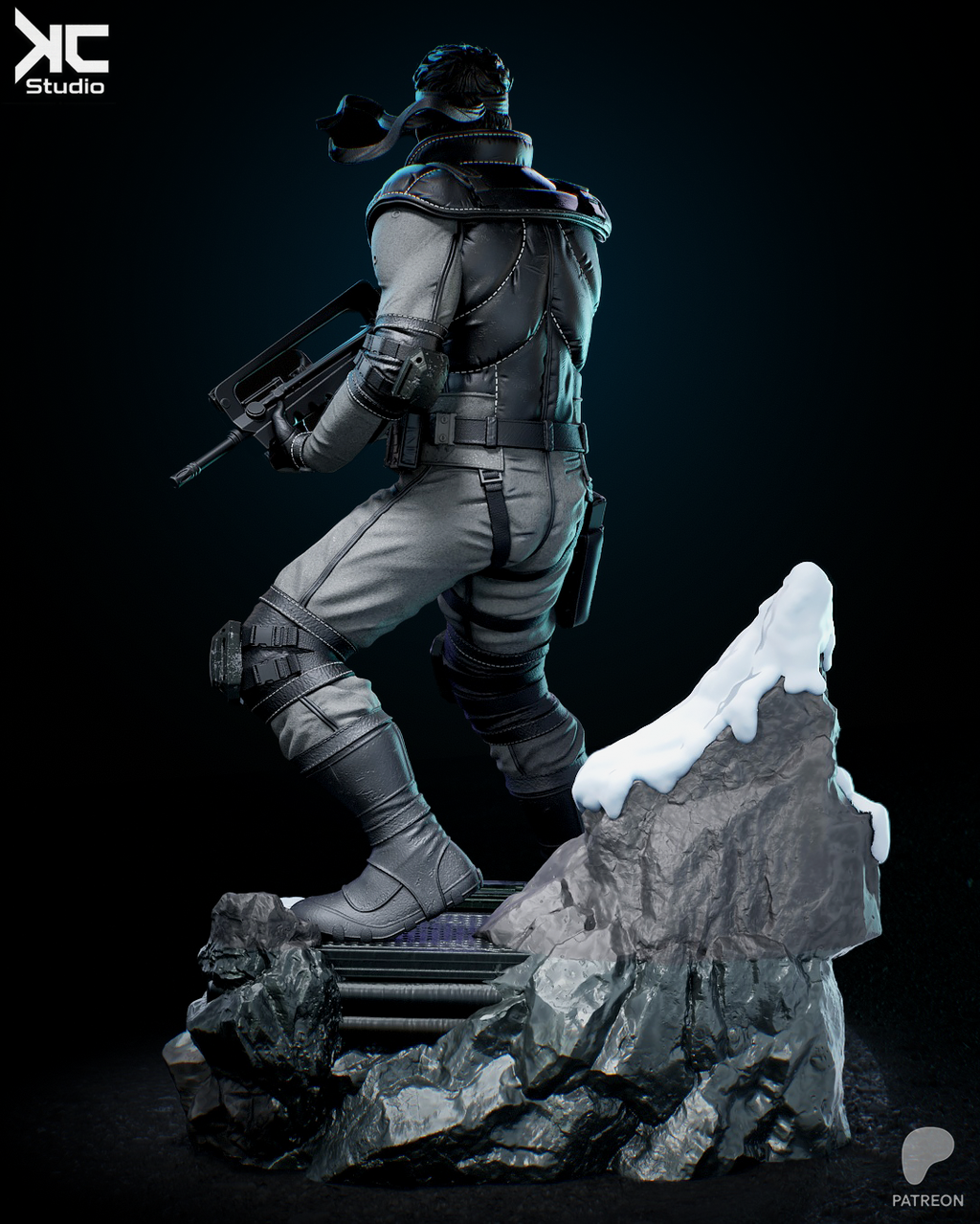 The Silent Soldier - Maximum Detailed 16K Resin Statue