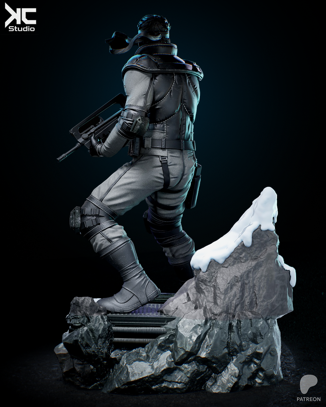 The Silent Soldier - Maximum Detailed 16K Resin Statue