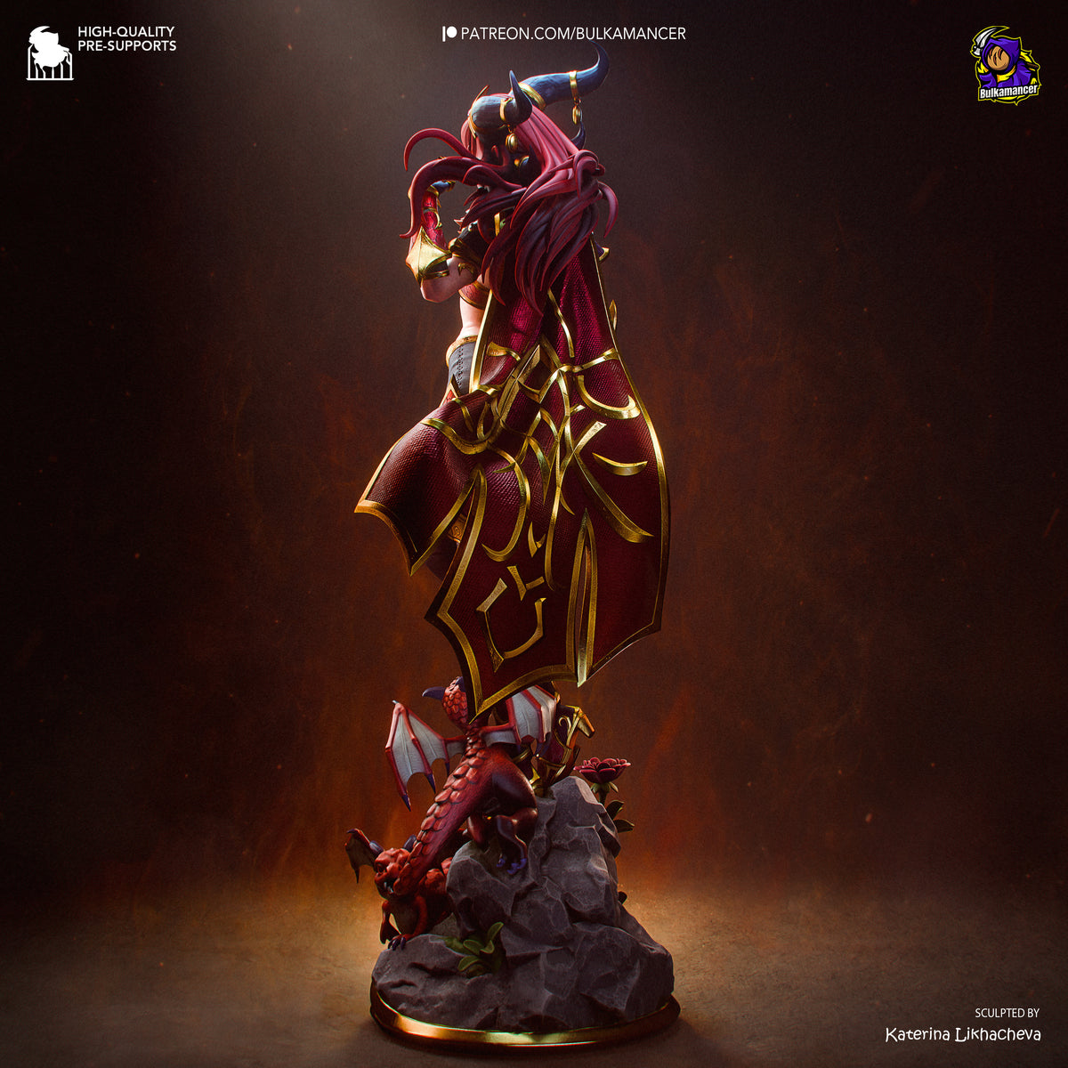 Heart Of The Dragon - Maximum Detailed 16K Resin Statue