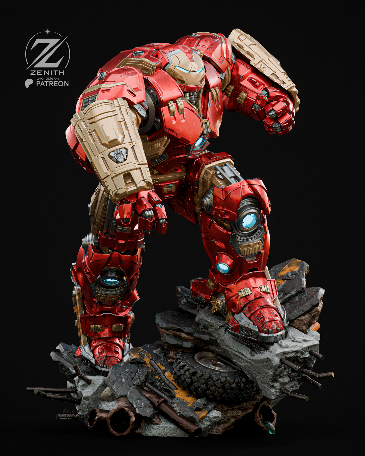The Iron Behemoth - Maximum Detailed 16K Resin Statue