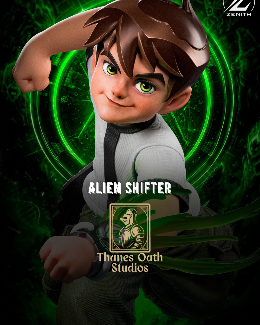 Alien Shifter - Maximum Detailed 16K Resin Statue