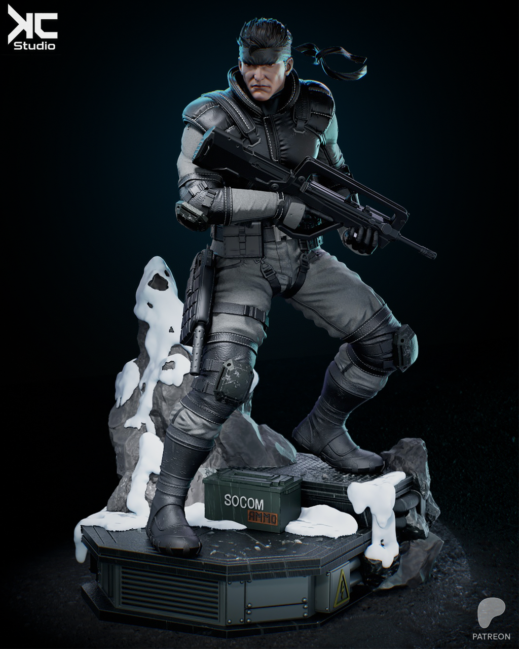 The Silent Soldier - Maximum Detailed 16K Resin Statue
