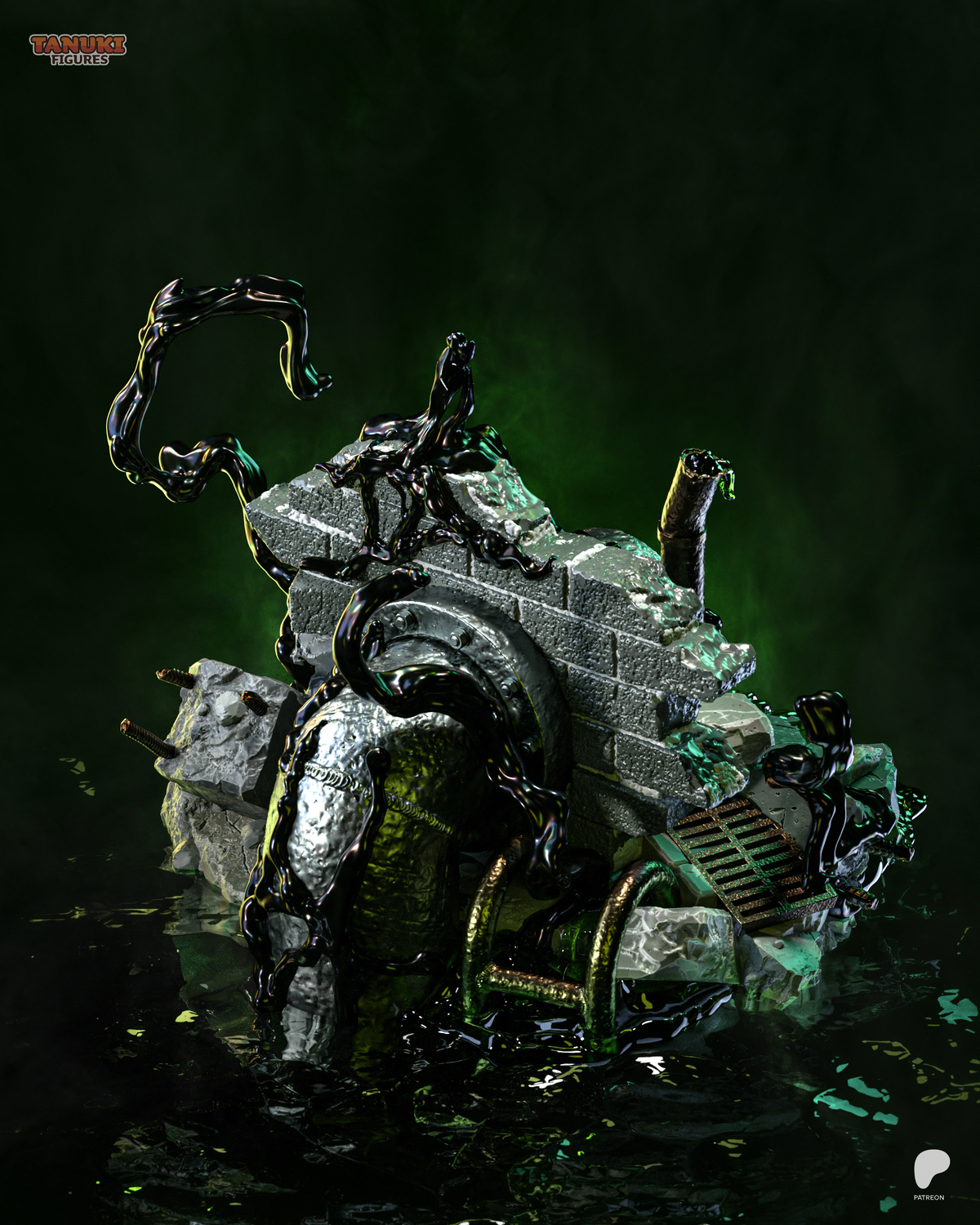 Black Maw - Maximum Detailed 16K Resin Statue