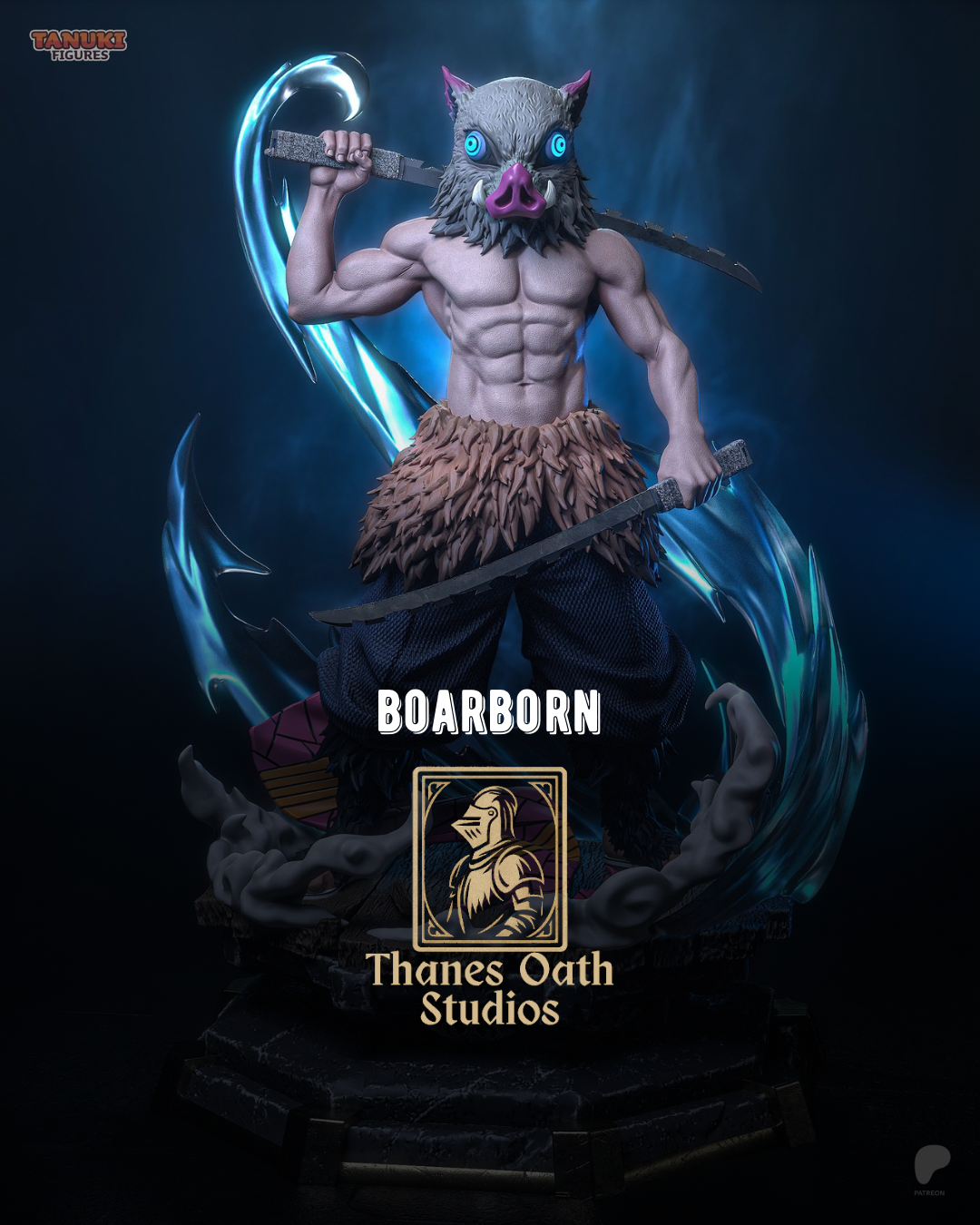 Boarborn - Maximum Detailed 16K Resin Statue