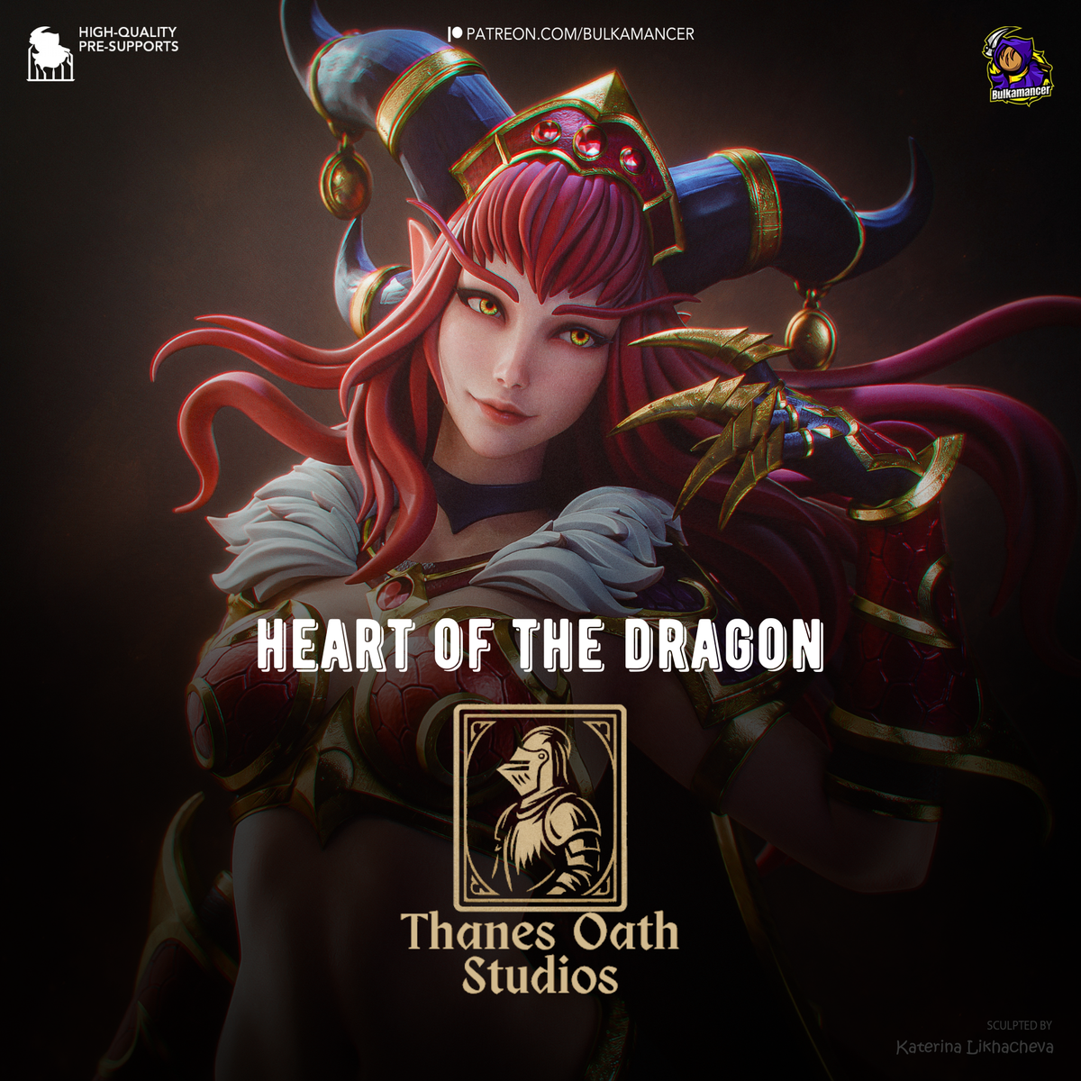 Heart Of The Dragon - Maximum Detailed 16K Resin Statue