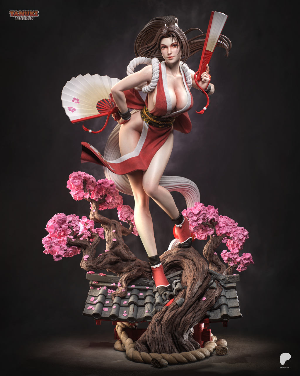 The Burning Fan - Maximum Detailed 16K Resin Statue