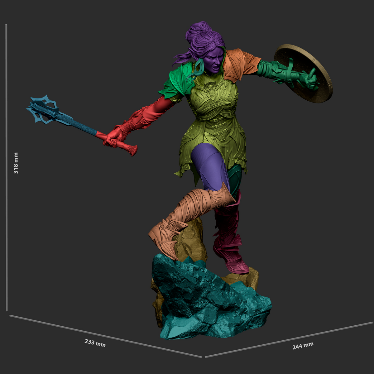 Dark Matriarch - Maximum Detailed 16K Resin Statue