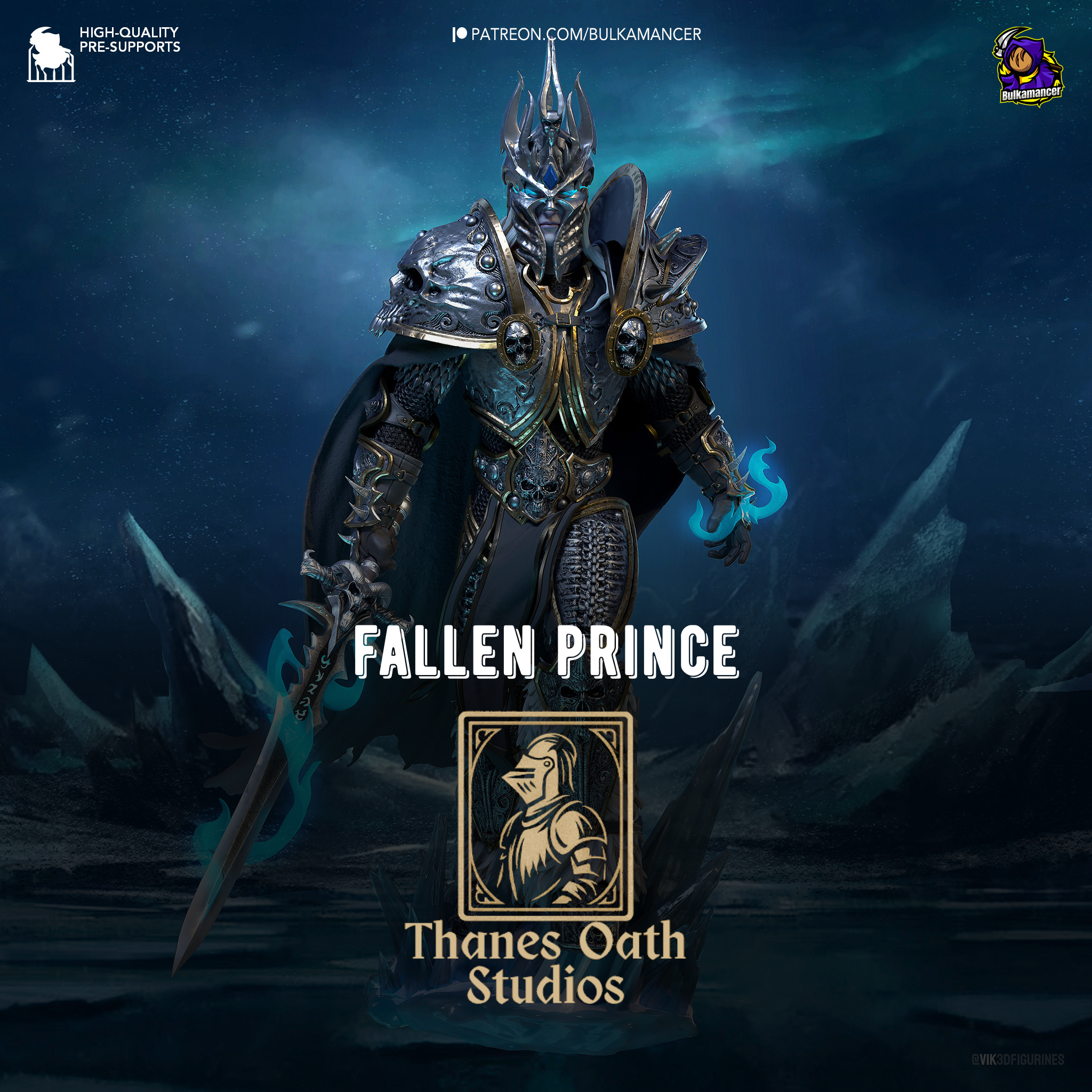 Fallen Prince - Maximum Detailed 16K Resin Statue