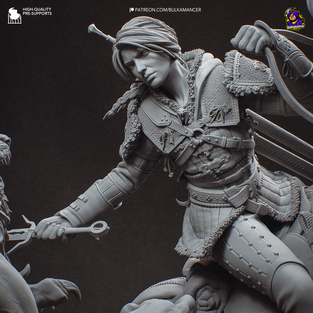 Hunt In The Wilds - Maximum Detailed 16K Resin Statue
