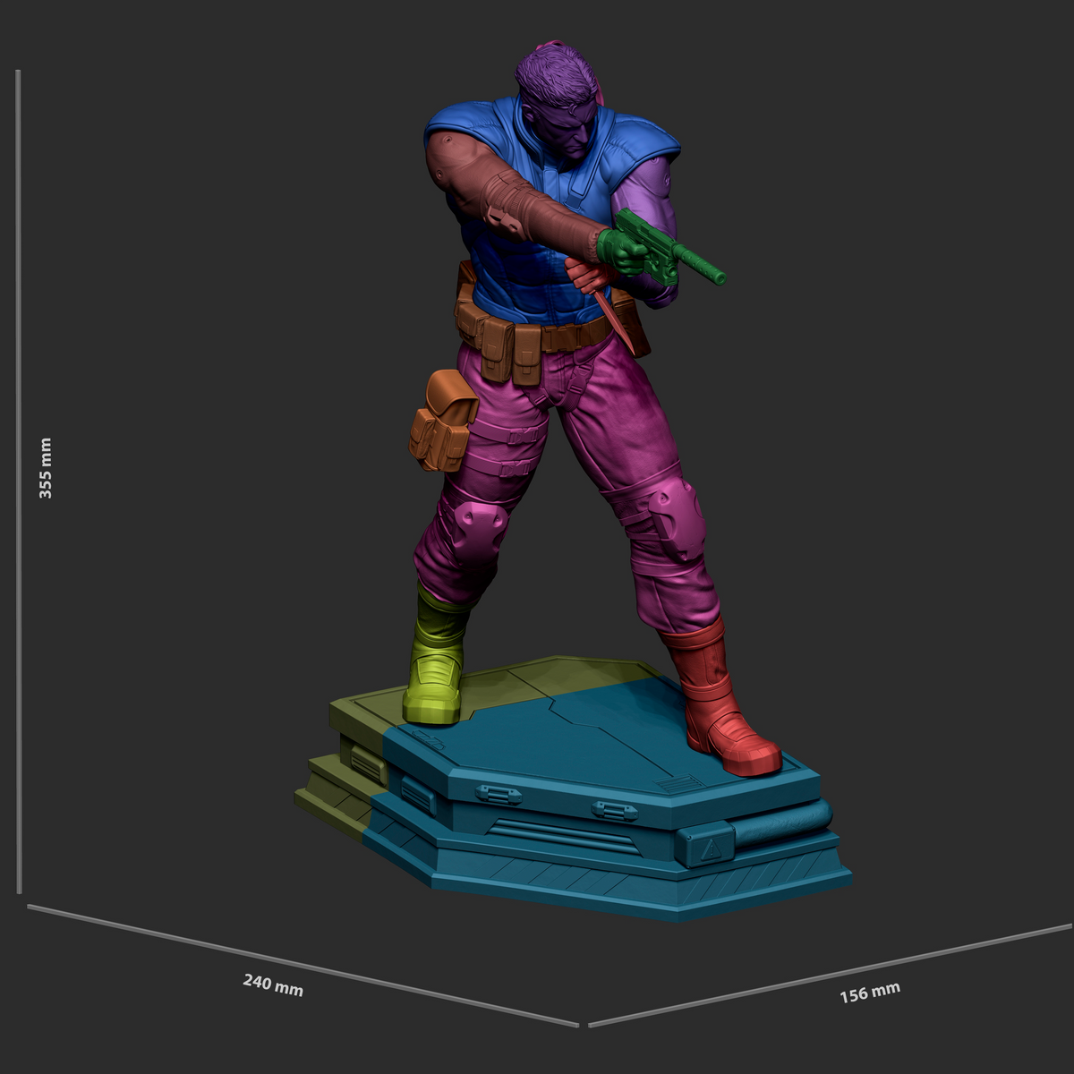 Black Ops Phantom - Maximum Detailed 16K Resin Statue