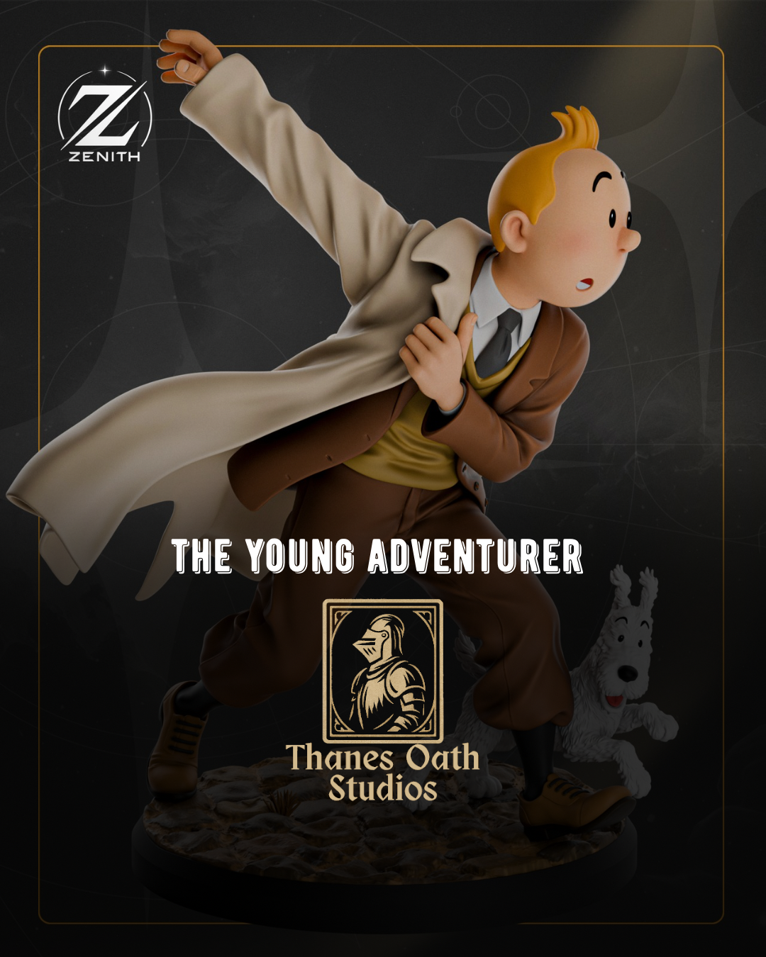 The Young Adventurer - Maximum Detailed 16K Resin Statue