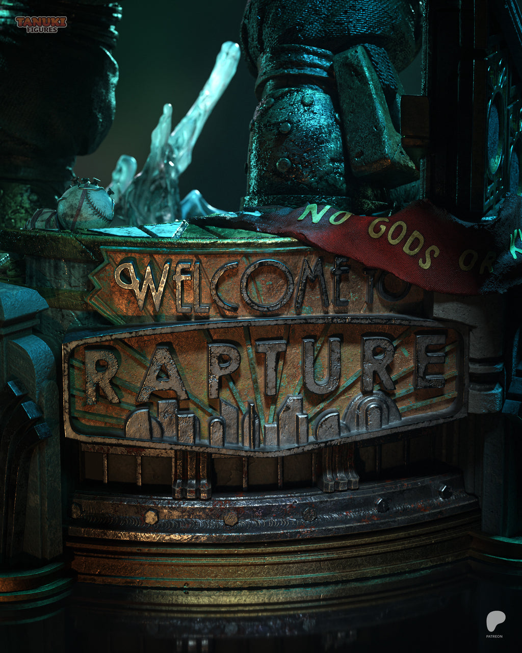 Bound By Rapture - Maximum Detailed 16K Resin Statue