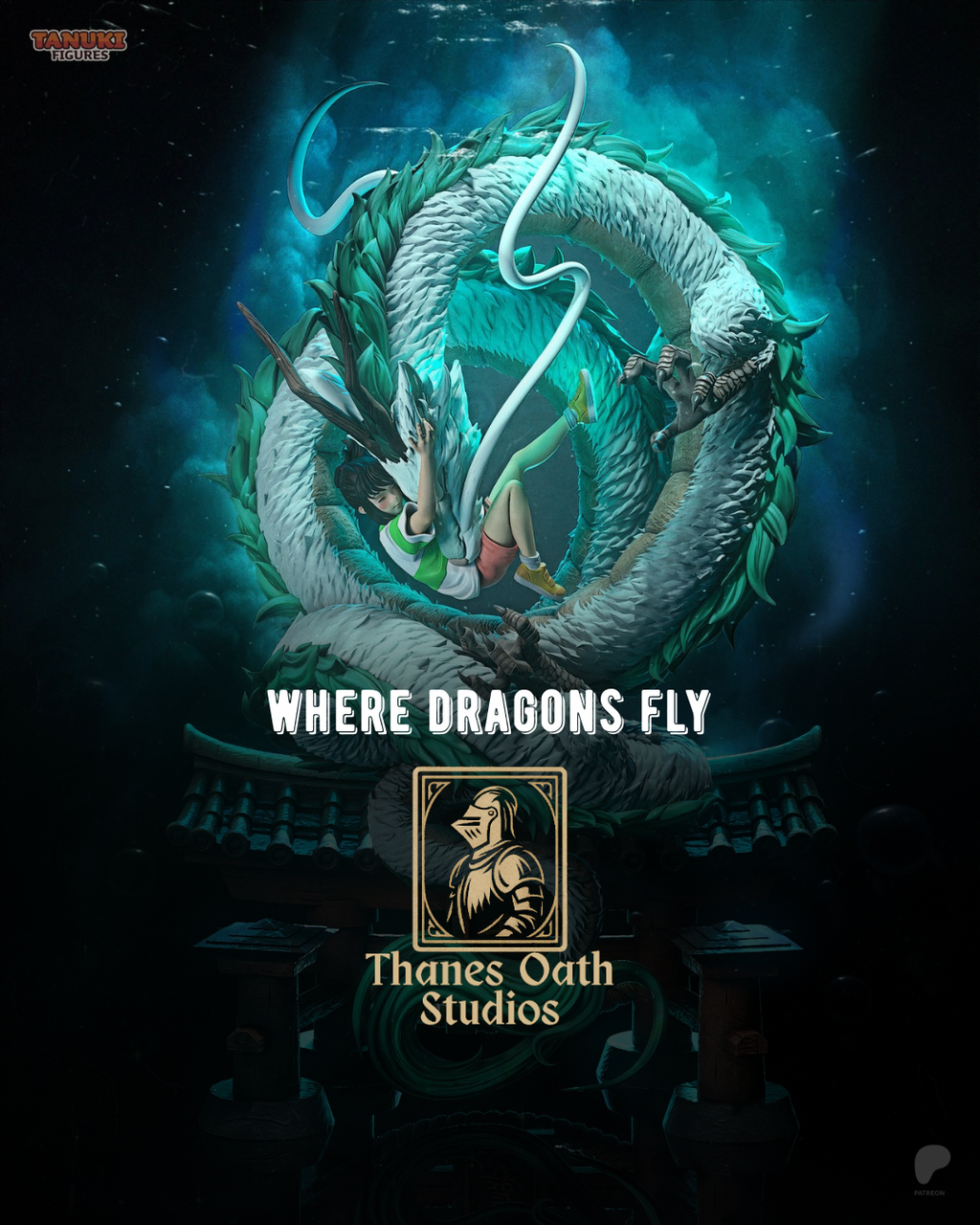 Where Dragons Fly - Maximum Detailed 16K Resin Statue