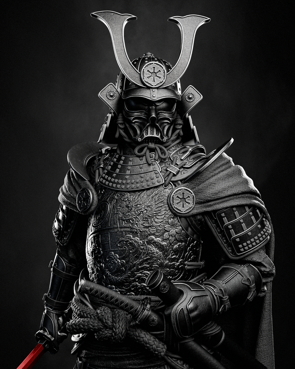 The Dark Daimyo - Maximum Detailed 16K Resin Statue