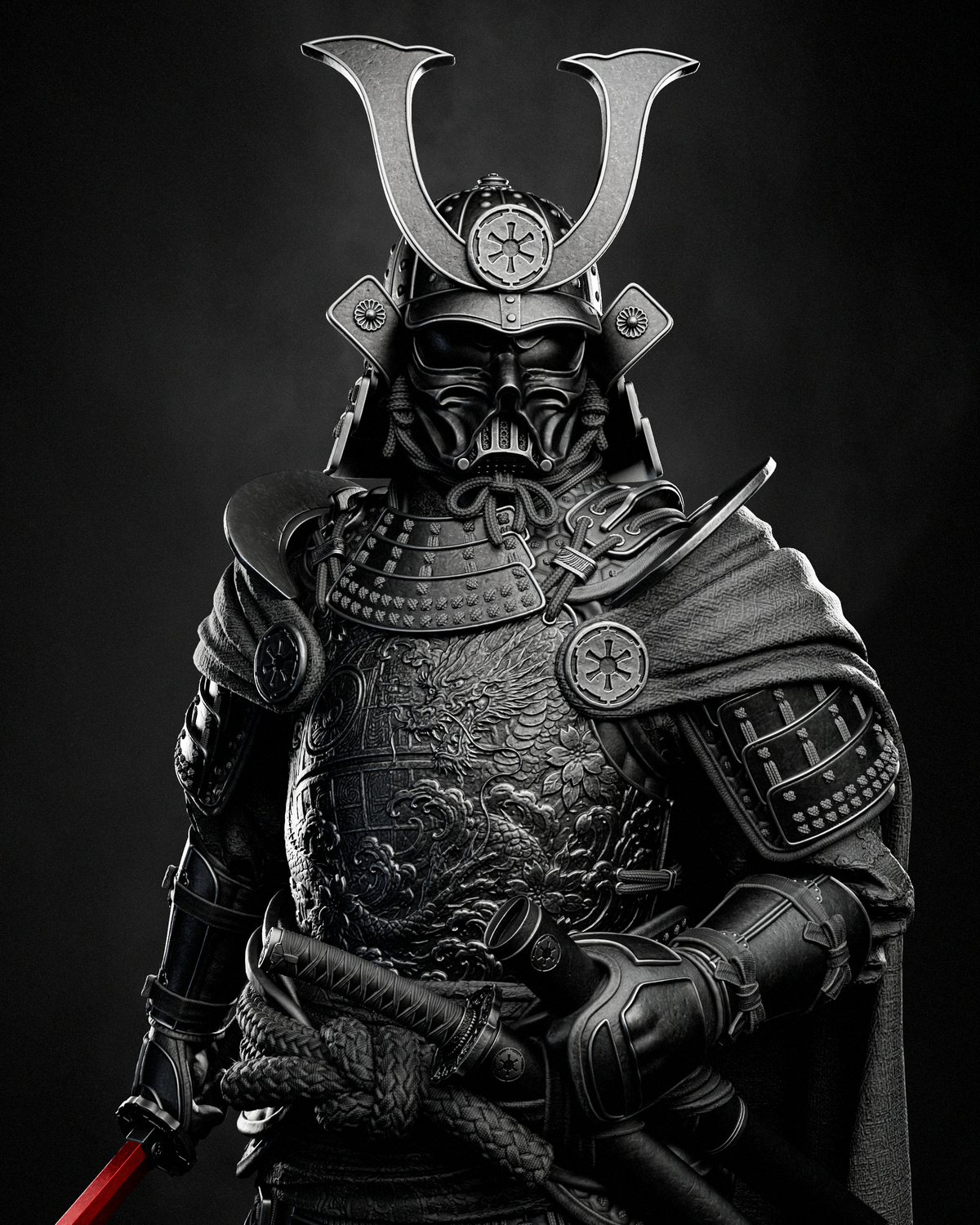 The Dark Daimyo - Maximum Detailed 16K Resin Statue