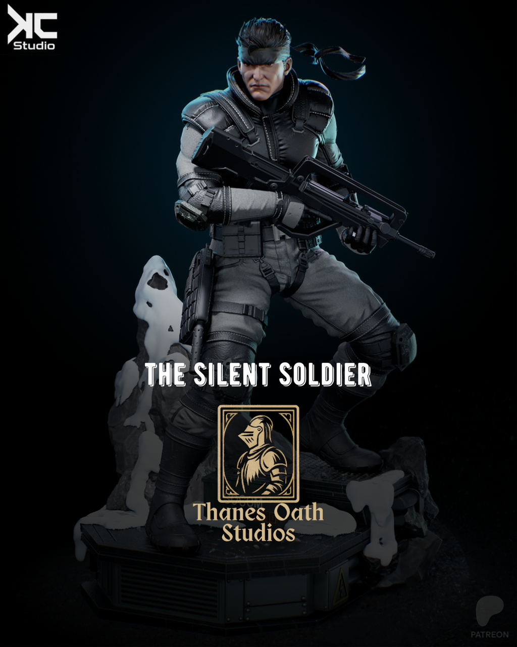 The Silent Soldier - Maximum Detailed 16K Resin Statue