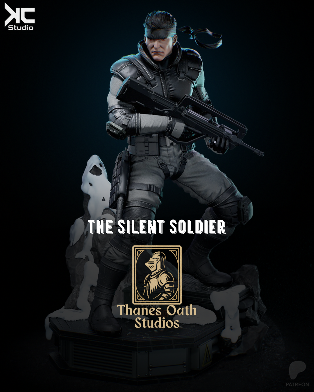 The Silent Soldier - Maximum Detailed 16K Resin Statue