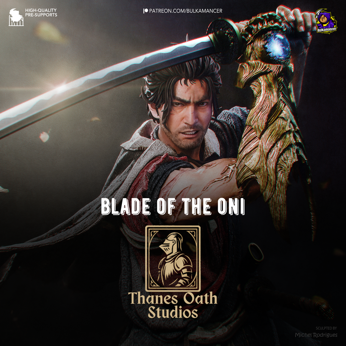 Blade Of The Oni - Maximum Detailed 16K Resin Statue