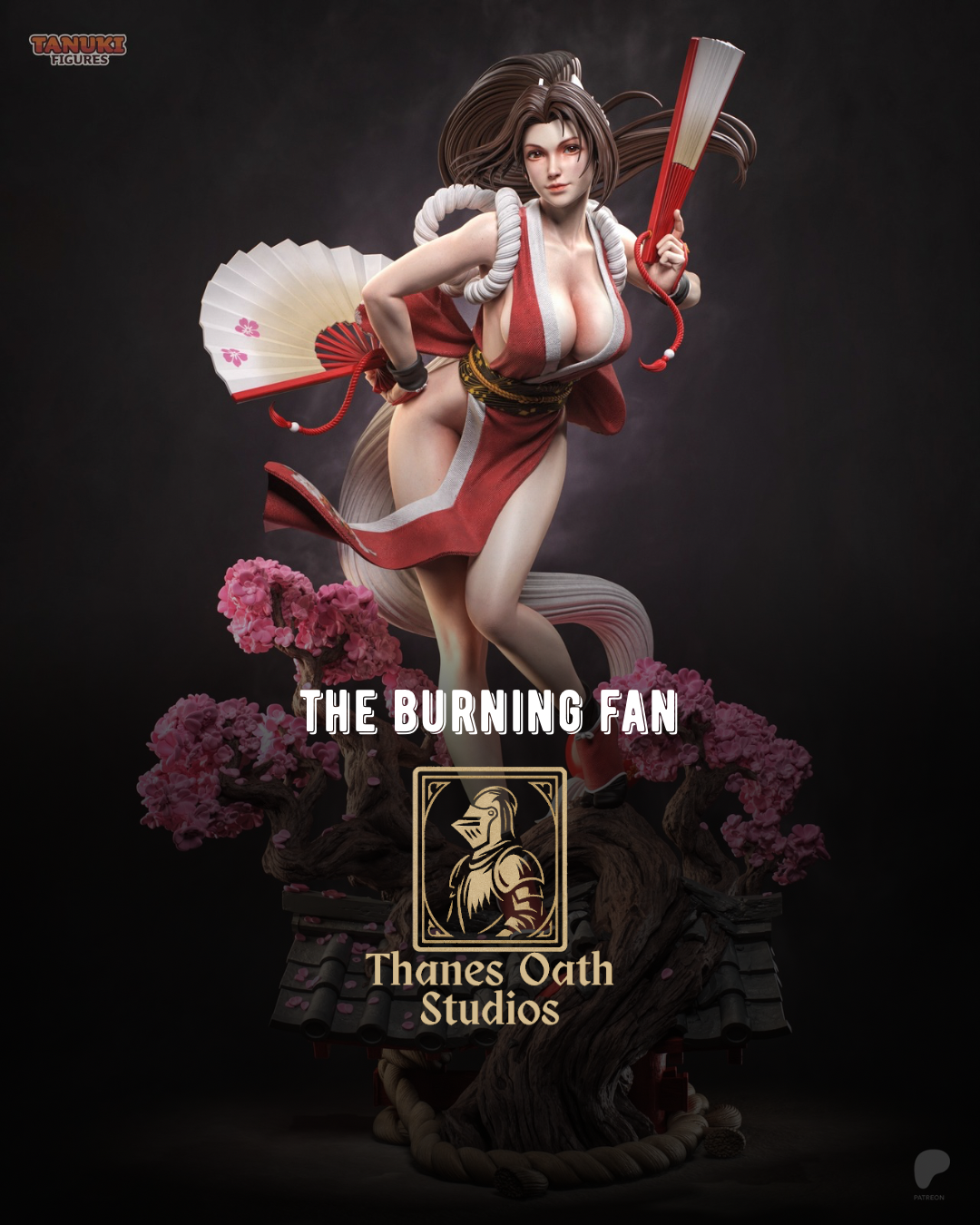 The Burning Fan - Maximum Detailed 16K Resin Statue