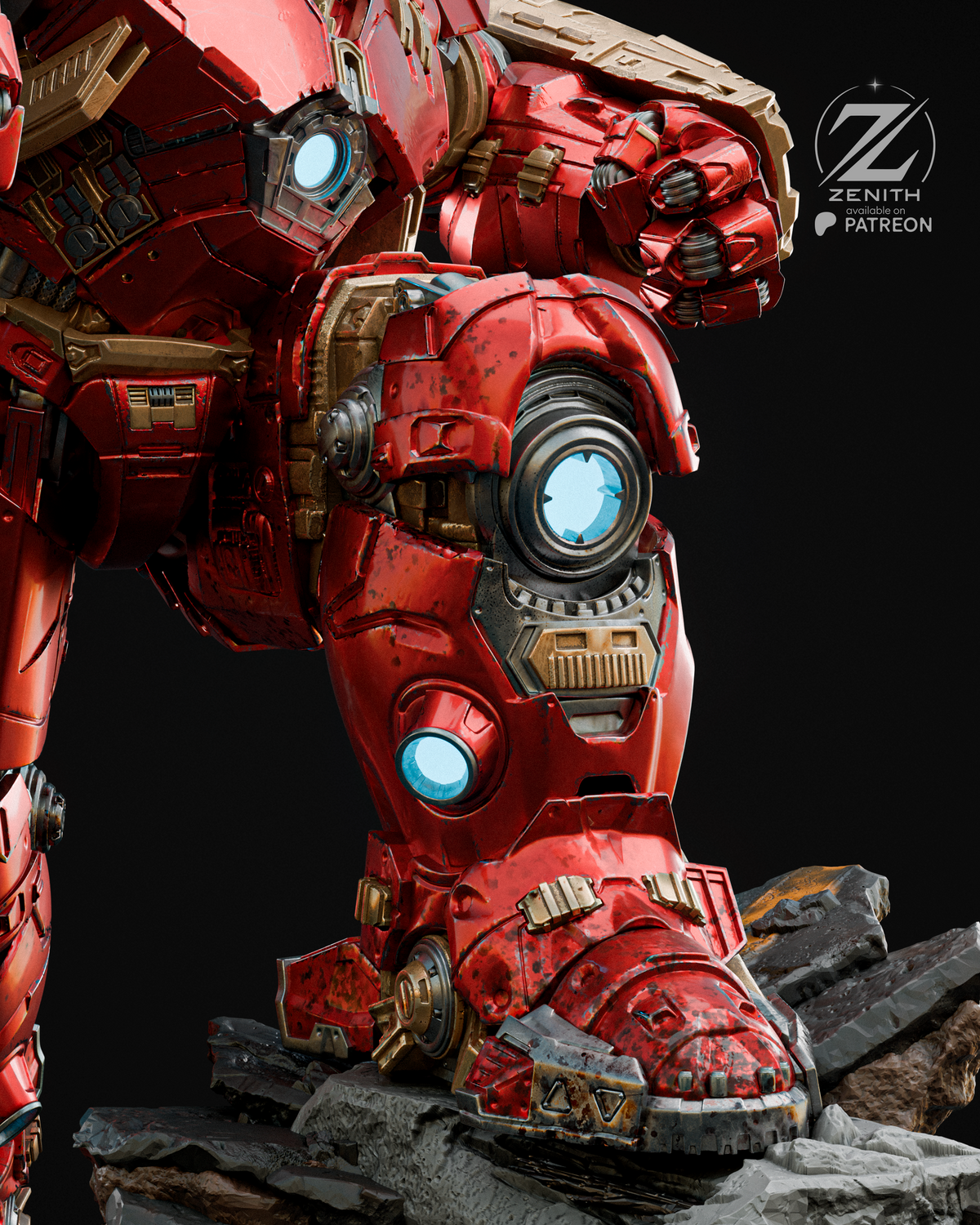 The Iron Behemoth - Maximum Detailed 16K Resin Statue