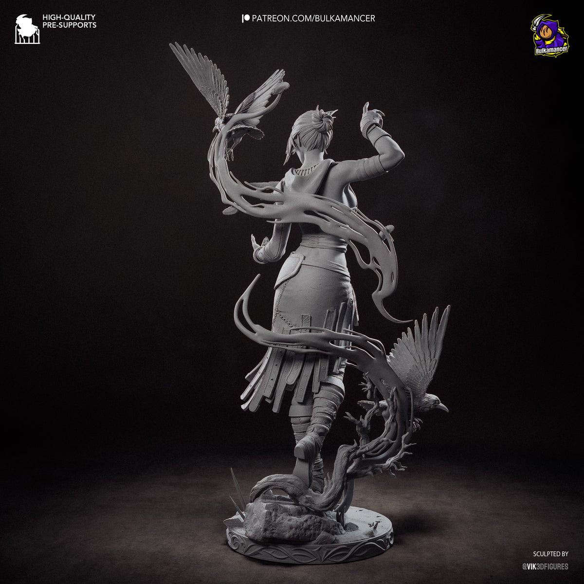 Witch Of The Wilds - Maximum Detailed 16K Resin Statue