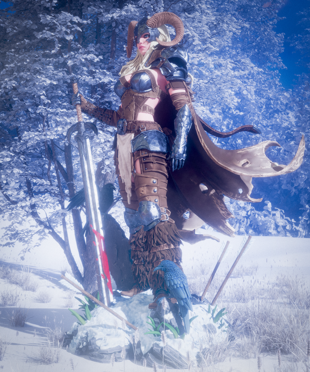 Warrior Of The North - Maximum Detailed 16K Resin Statue