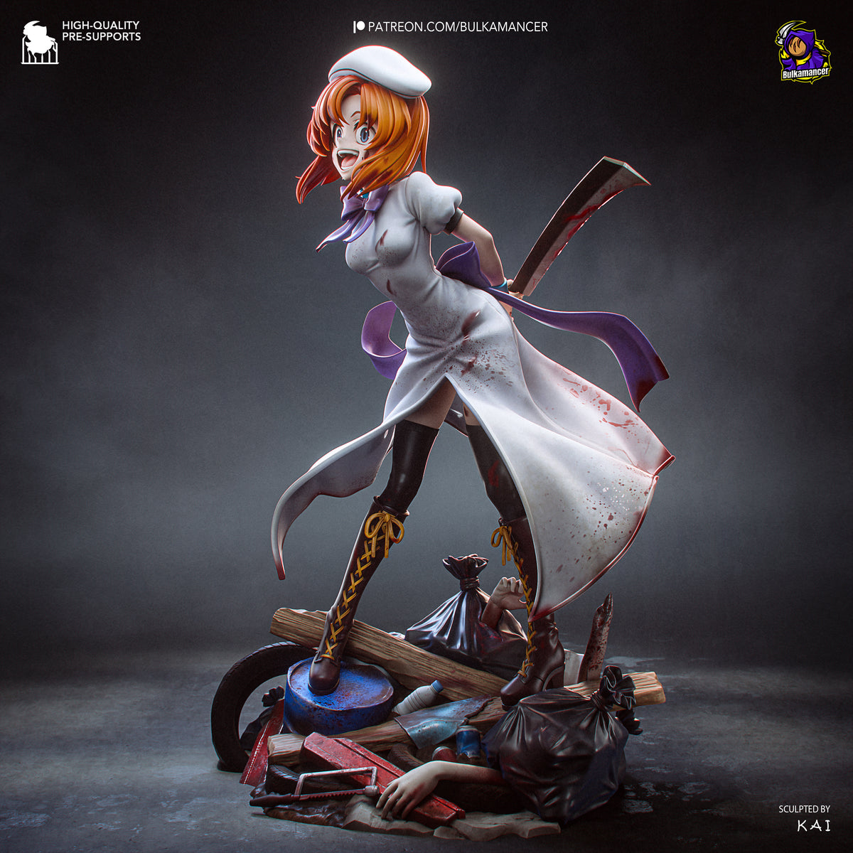 The Unravelled Smile - Maximum Detailed 16K Resin Statue