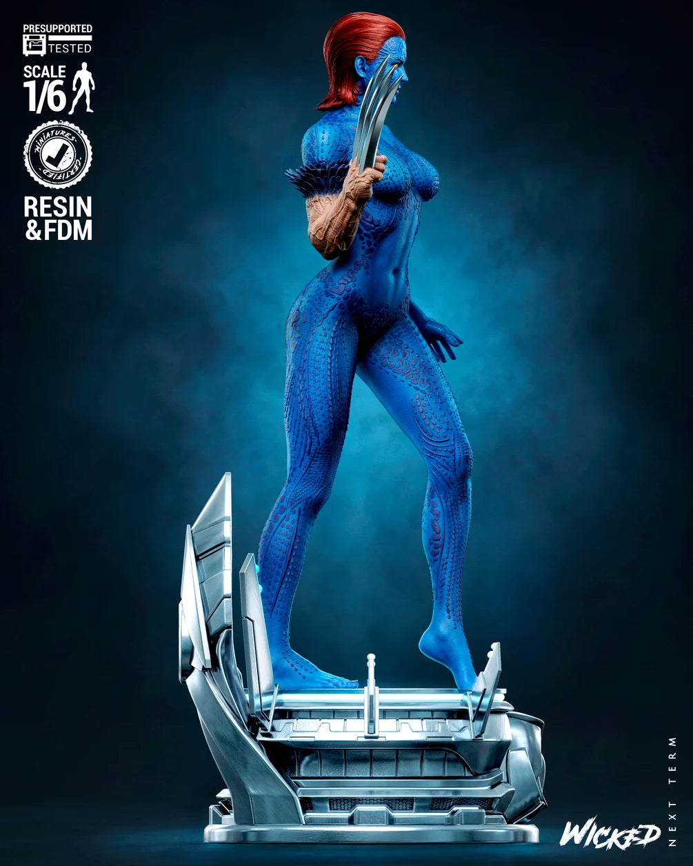 The Blue Deception - Maximum Detailed 16K Resin Statue