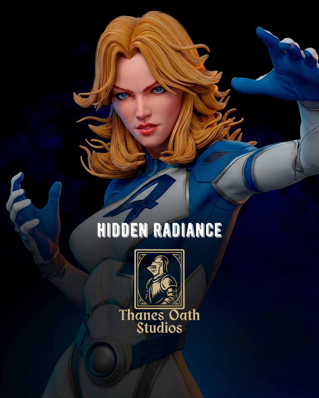 Hidden Radiance - Maximum Detailed 16K Resin Statue