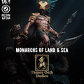 Monarchs Of Land & Sea - Superhero Comics Diorama Namor Black Panther Resin Figure 16K