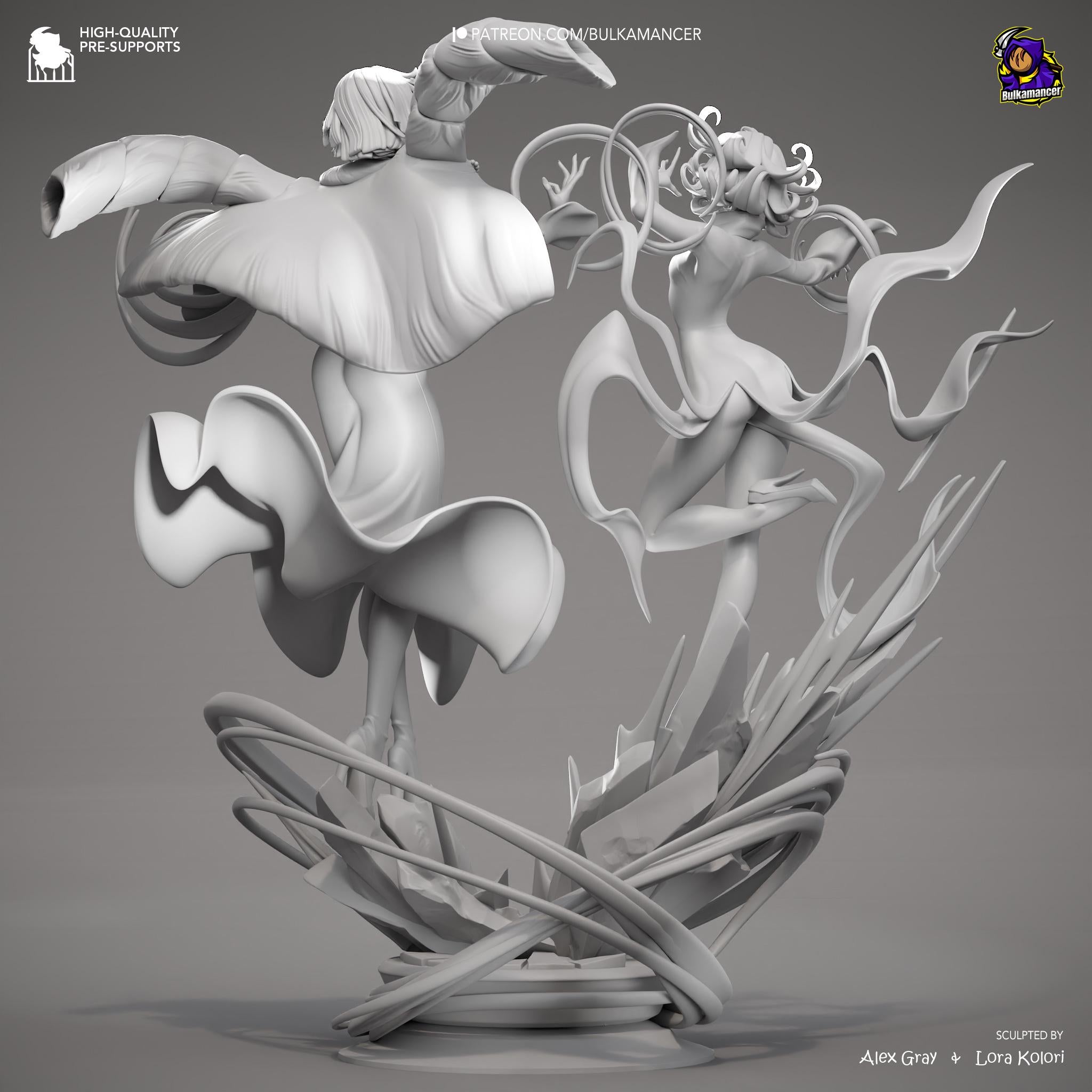 The Calm & The Cataclysm - Maximum Detailed 16K Resin Statue