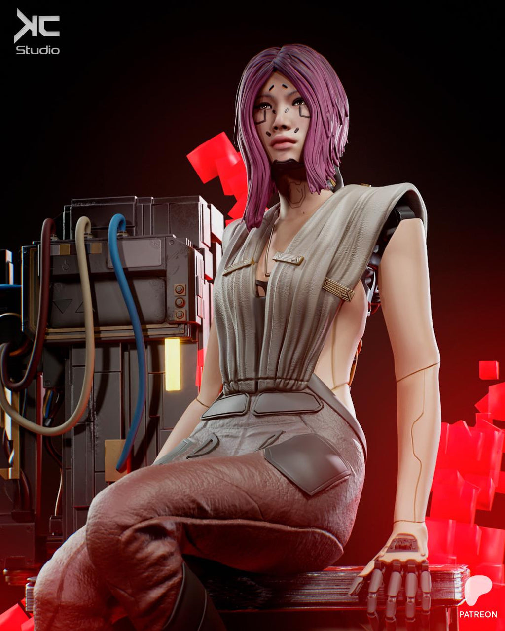 Broken Frequency - Maximum Detailed 16K Resin Statue
