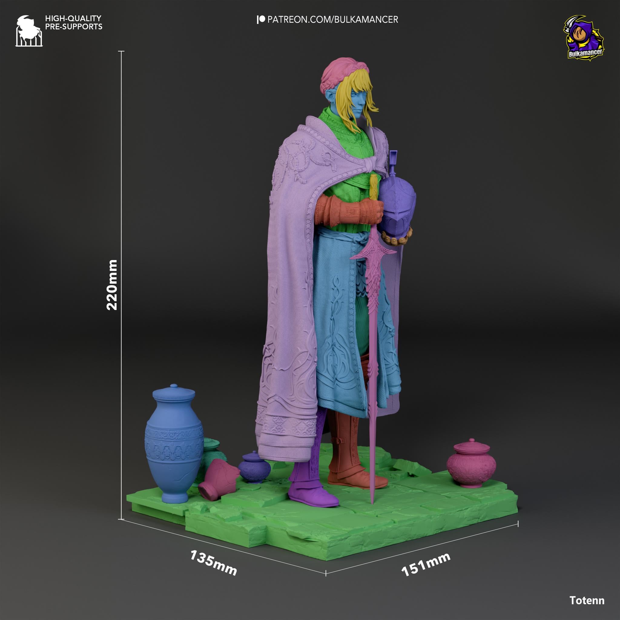 Knight of The Kind Lord - Maximum Detailed 16K Resin Statue