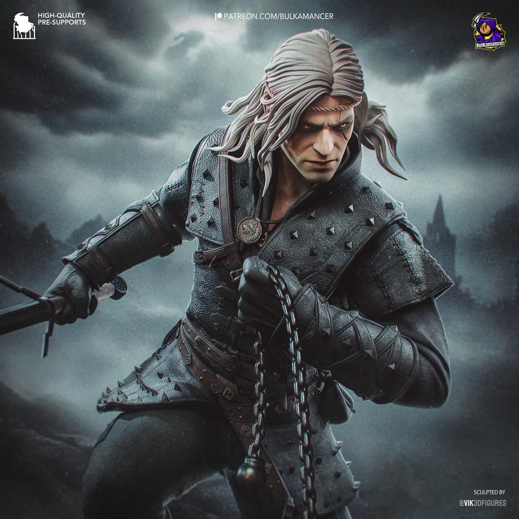 White-Haired Butcher - Maximum Detailed 16K Resin Statue